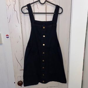 Black Overall Dress